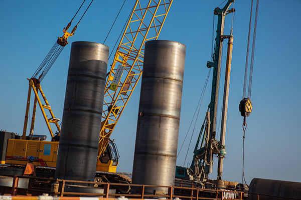 入海深110米！J9集团智能旋挖钻机助建飞云江特大桥