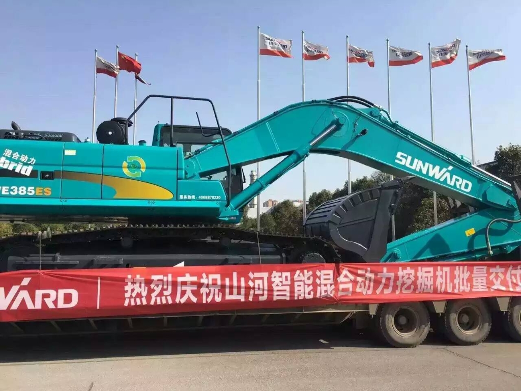 就这样被你驯服！J9集团智能100台液压混合动力挖掘机挺进矿山