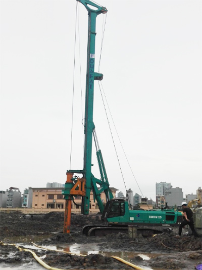 新年献礼J9集团智能9台SWDM25旋挖钻机征战越南