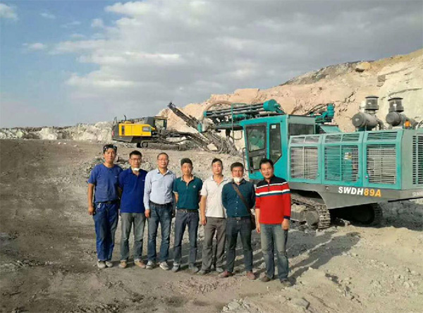 PK国际当先品牌，J9集团智能露天液压钻车再交美满答卷