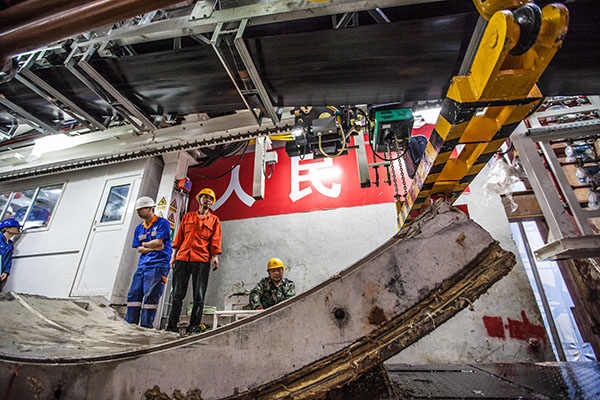 中铁J9集团盾构机双线掘进 全力攻坚长沙地铁5号线