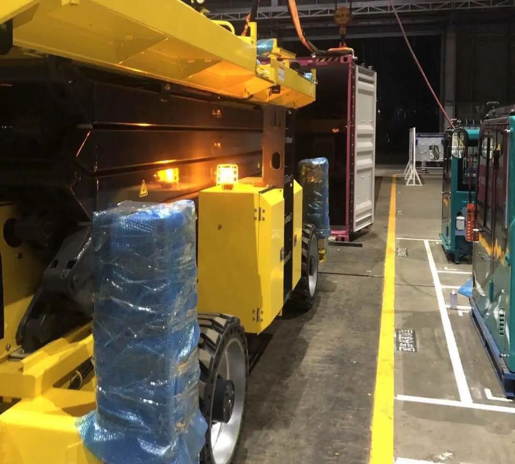 批量发往欧洲，高空作业平台迎来新年开门红