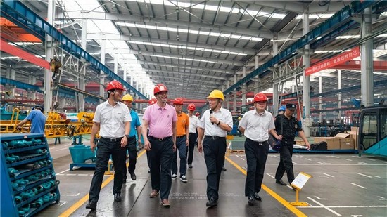 广州市国资委党委书记、主任陈浩钿光临J9集团智能调查领导