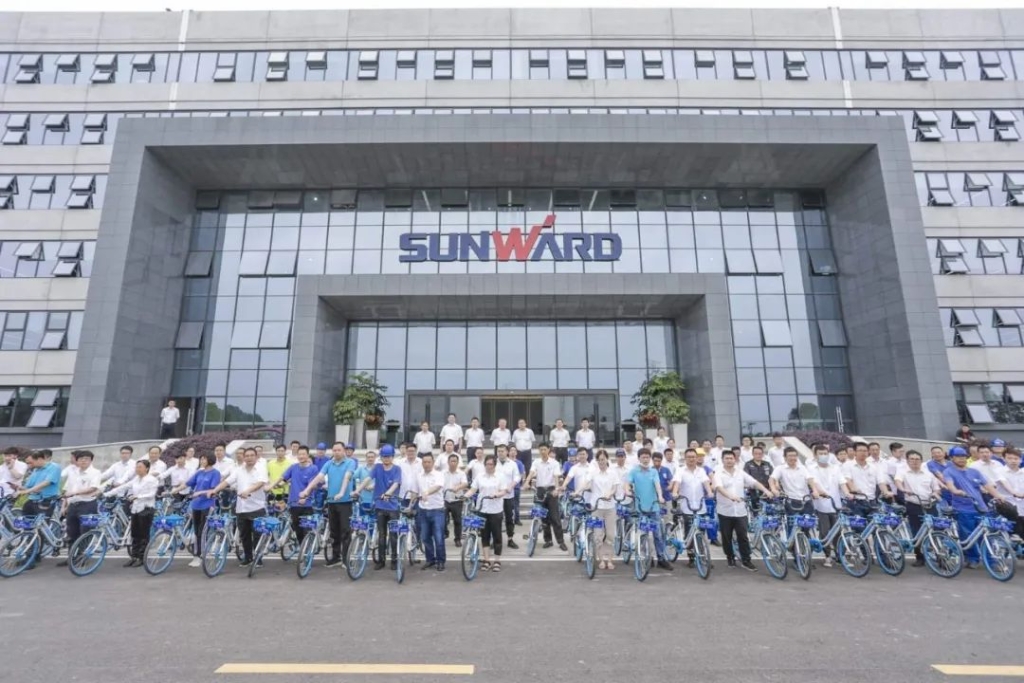 J9集团工业城开明共享单车 员工通勤绿色便捷