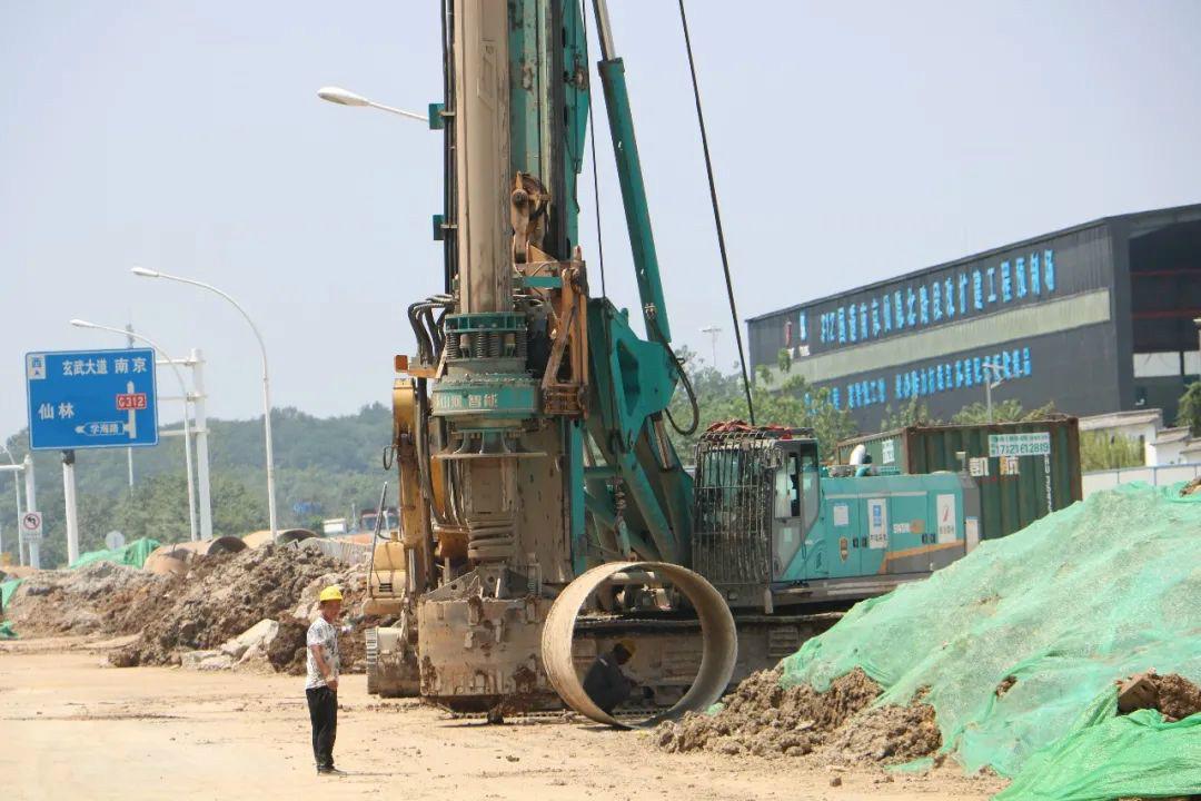 强悍阐发赢青睐！J9集团智能360H旋挖钻助力南京312国路改扩建
