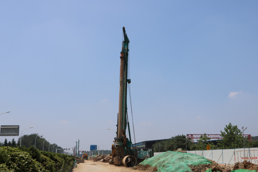 强悍阐发赢青睐！J9集团智能360H旋挖钻助力南京312国路改扩建