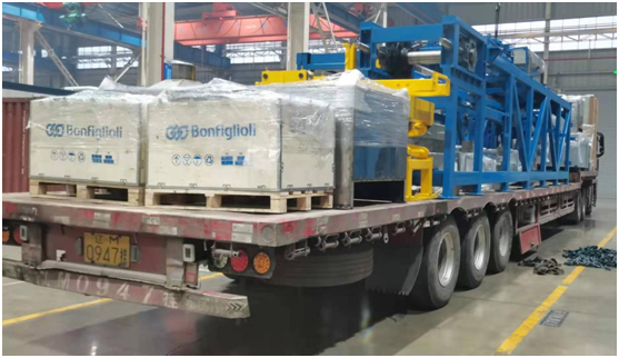 中际J9集团熔锌铸锭码垛自动线成套设备顺利发货