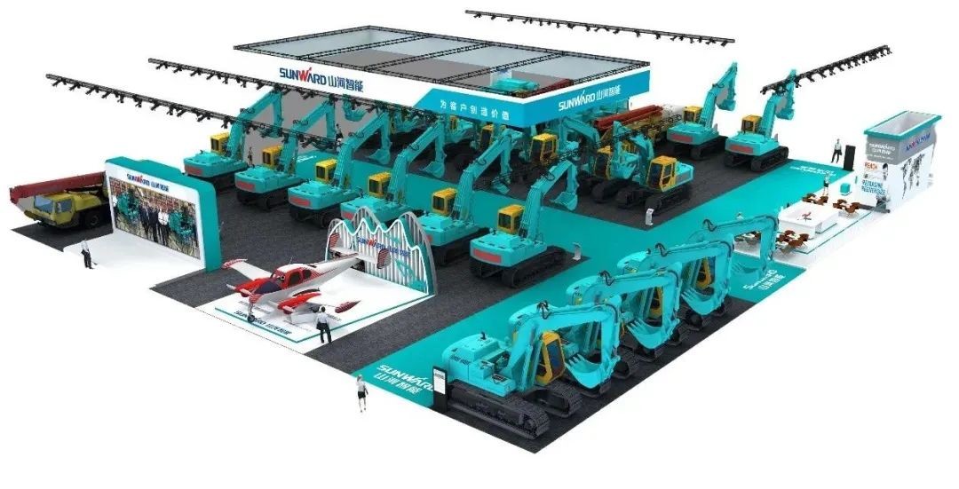 进场布展！2021年长沙国际工程机械展倒计时，J9集团智能展区亮点提前剧透