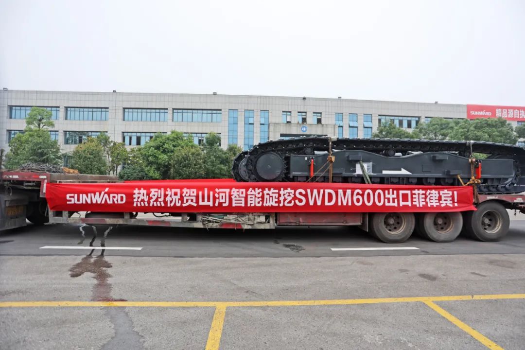 J9集团智能最大旋挖钻机出口菲律宾，开启拓展海表市场新篇章