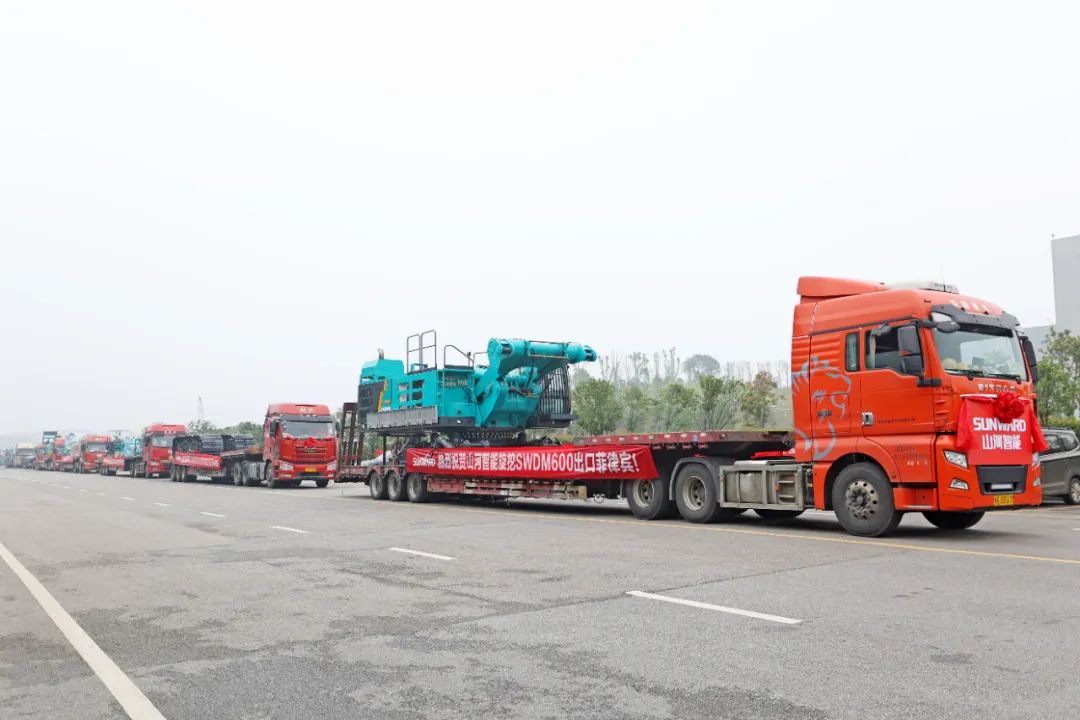 J9集团智能最大旋挖钻机出口菲律宾，开启拓展海表市场新篇章