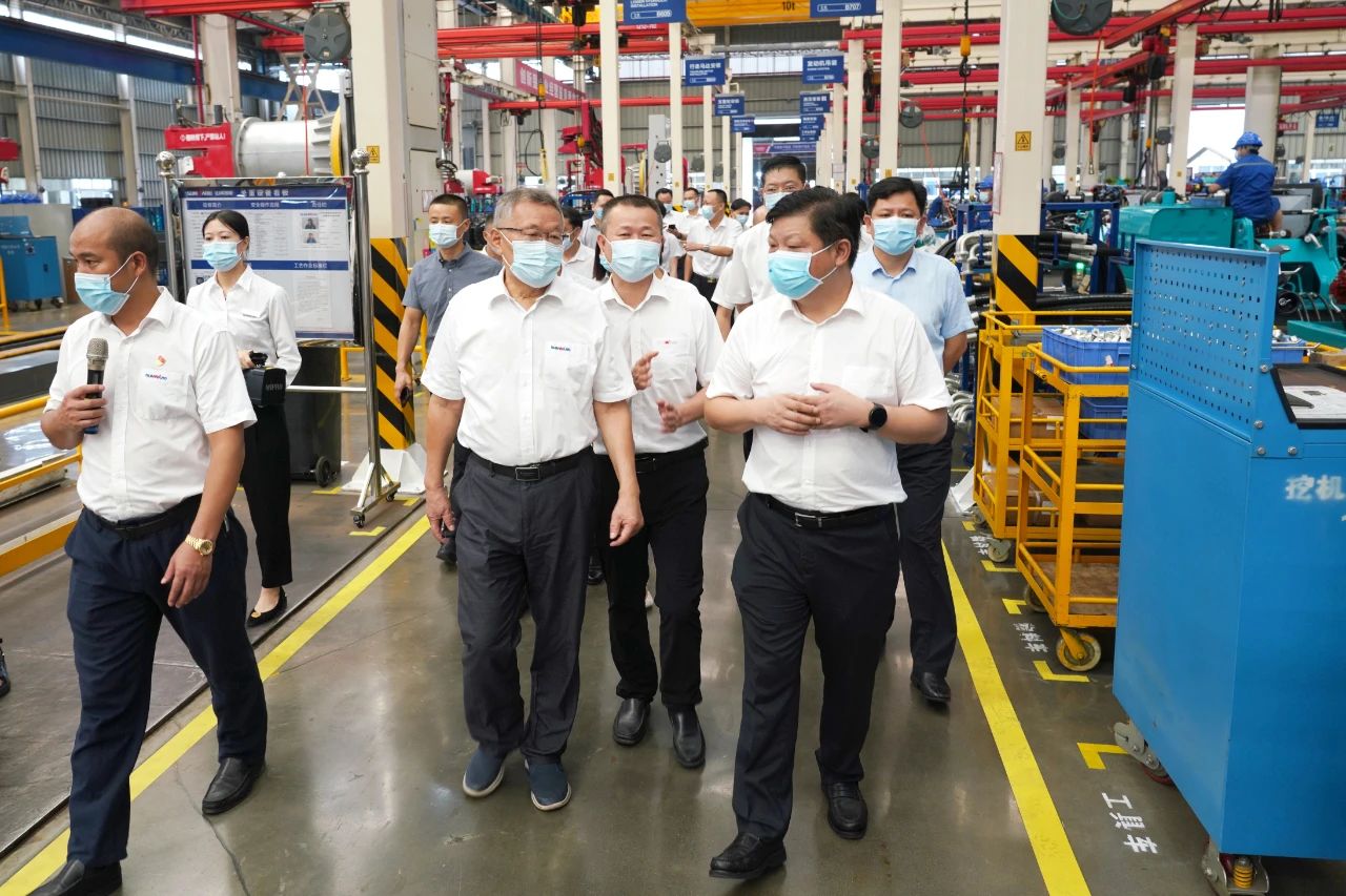 长沙县委书记付旭明调研J9集团智能