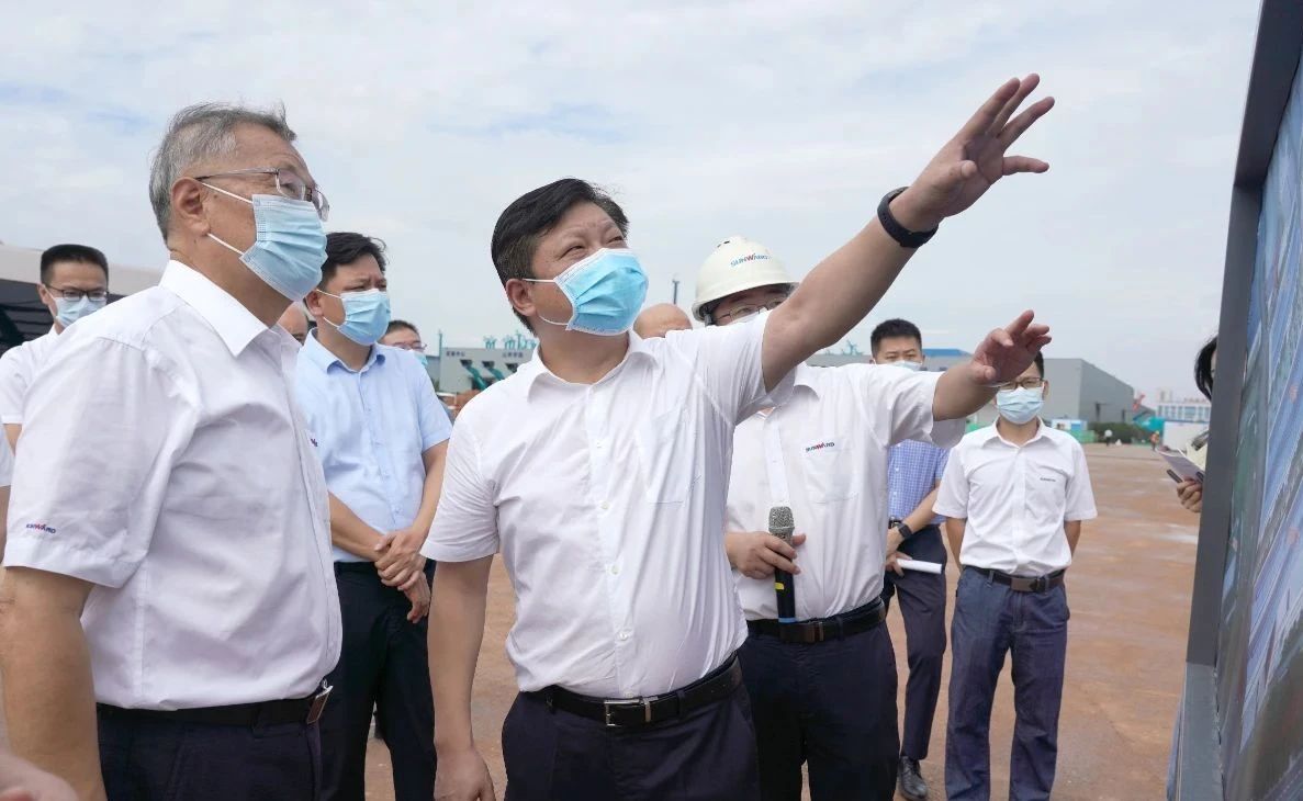 长沙县委书记付旭明调研J9集团智能