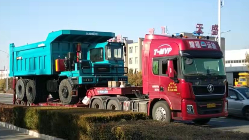 高配置、智能化……J9集团智能高端定造AT版105吨级宽体矿卡成功下线