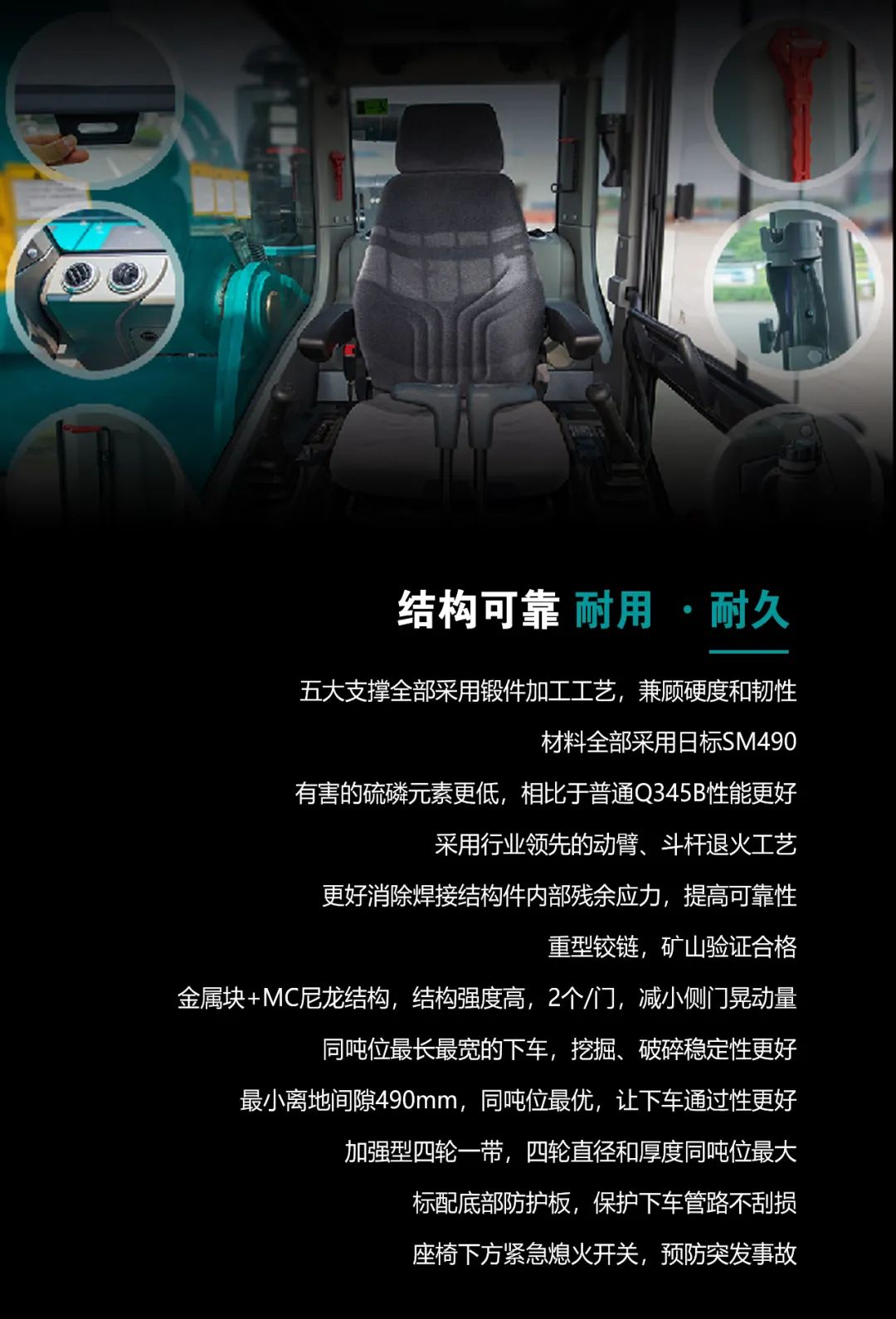 一图读懂 | 高配、高效！J9集团智能新一代26吨级挖掘机助您“掘”胜千里