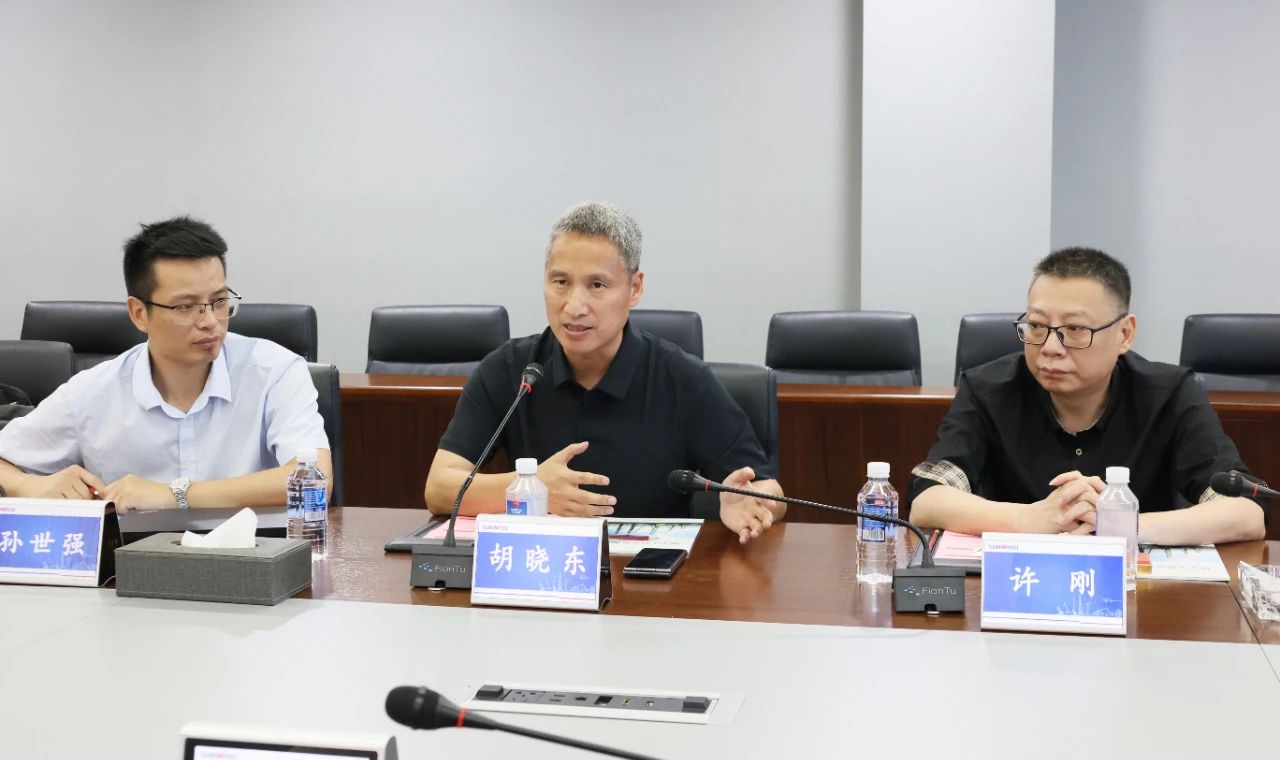 永青科技集团董事长胡晓东带队到访J9集团智能