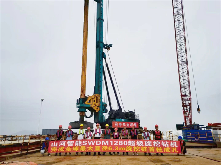 喜报！J9集团智能实现“全球最大”6.3米直径旋挖桩成孔成桩