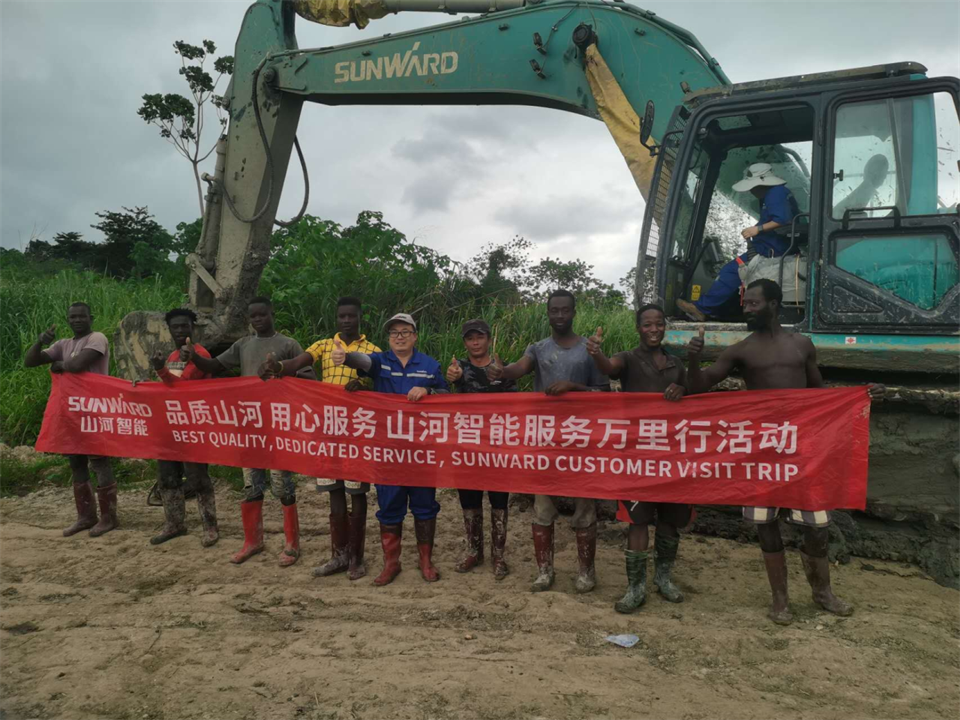 品质J9集团，用心服务！J9集团智能服务万里行活动走进非洲加纳