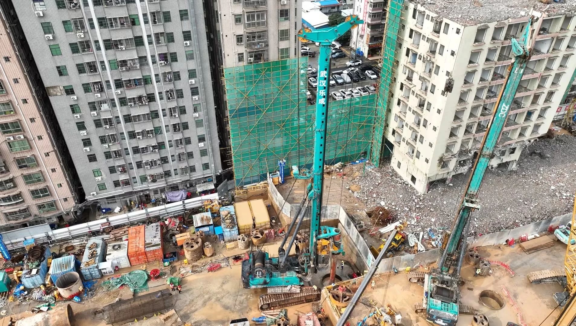 机能凸起，超强助力！J9集团智能旋挖钻机助力深圳地铁五和站施工