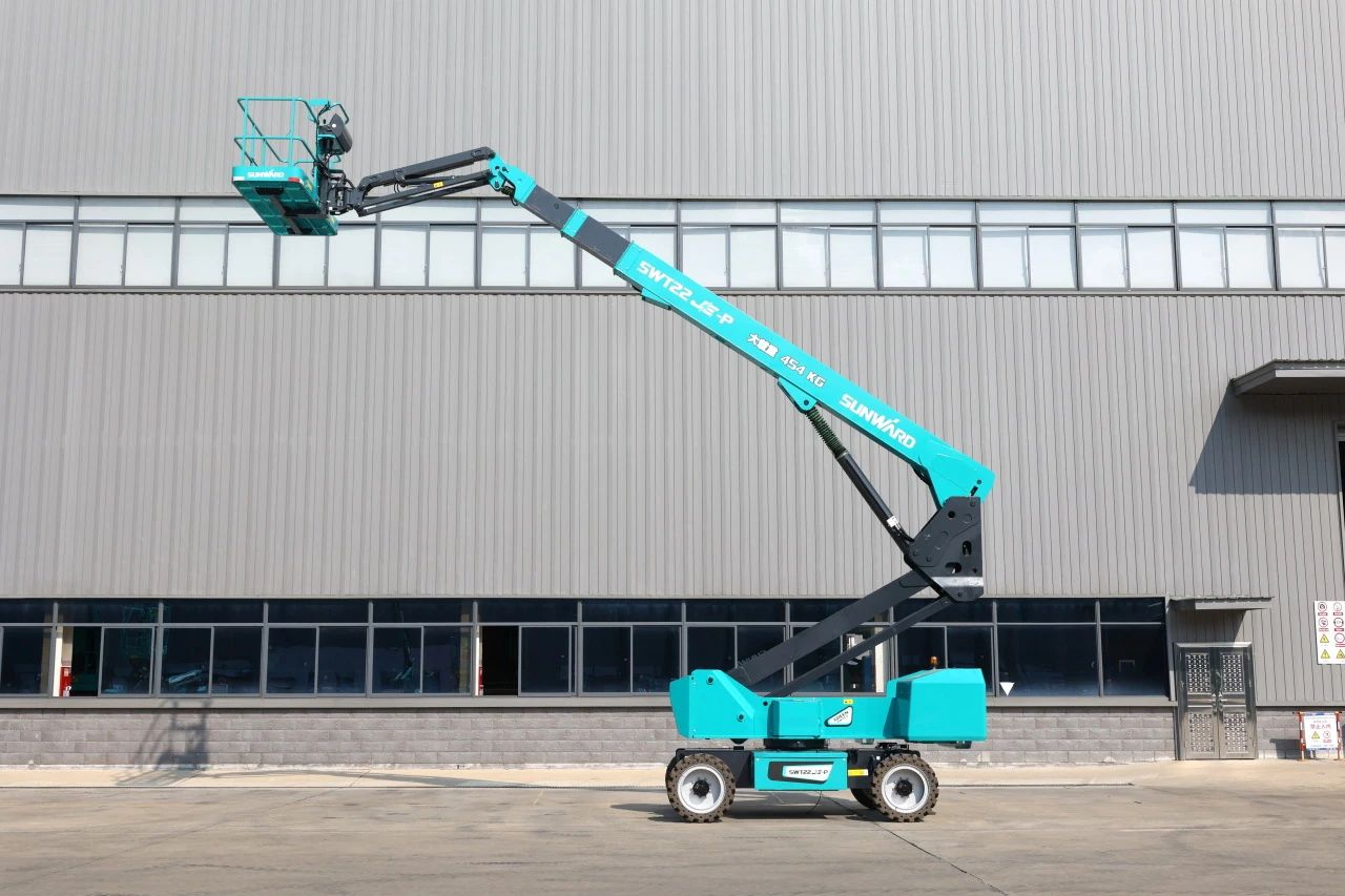 高靠得住、高安全、高机能！J9集团智能新一代P系列电动臂式高空作业平台成功下线