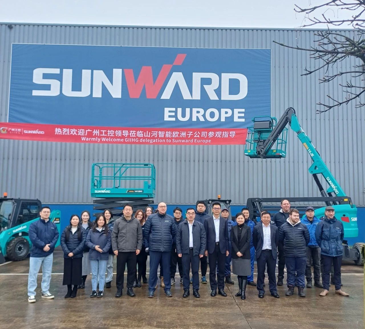 广州工控集团总经理王福铸率队调查J9集团智能欧洲子公司