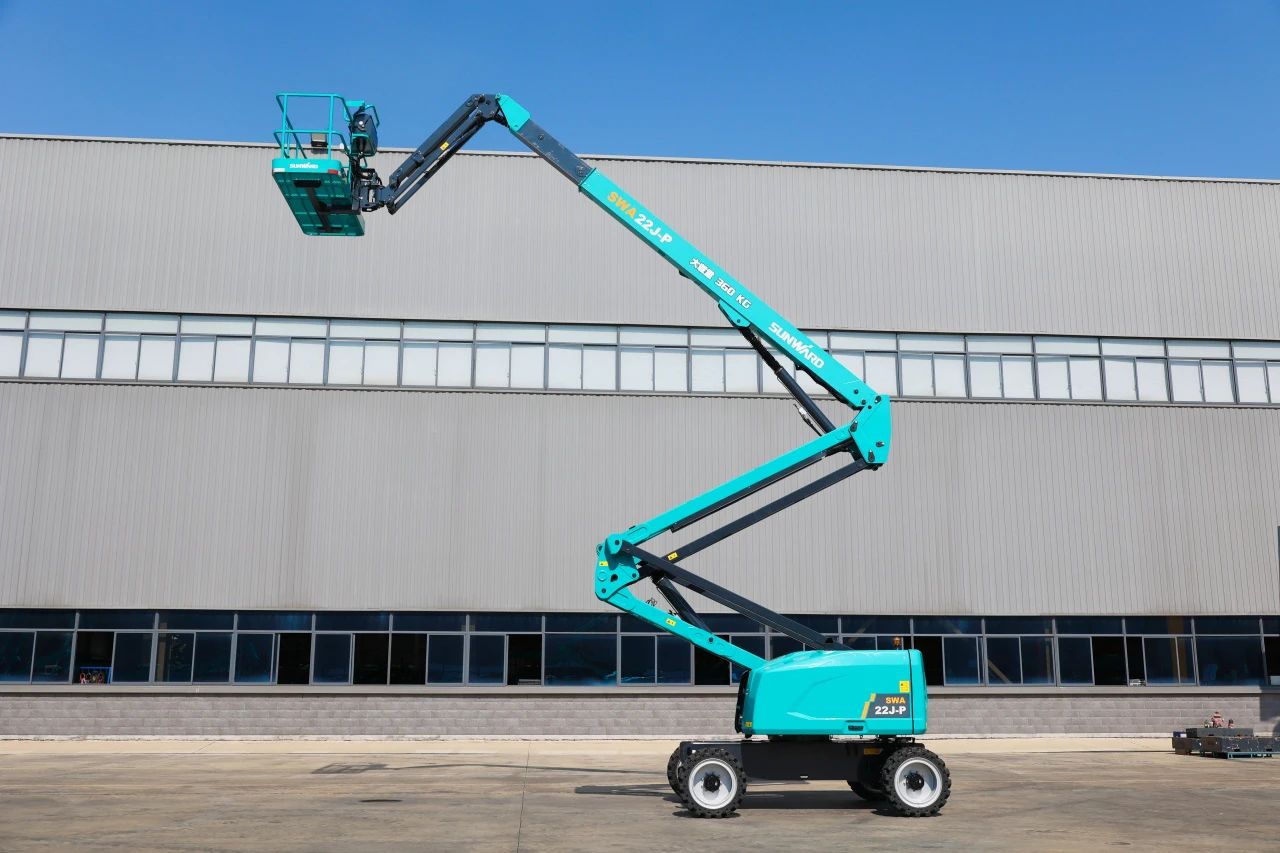 技术新标杆！J9集团智能SWA22J-P柴动曲臂式高空作业平台下线！