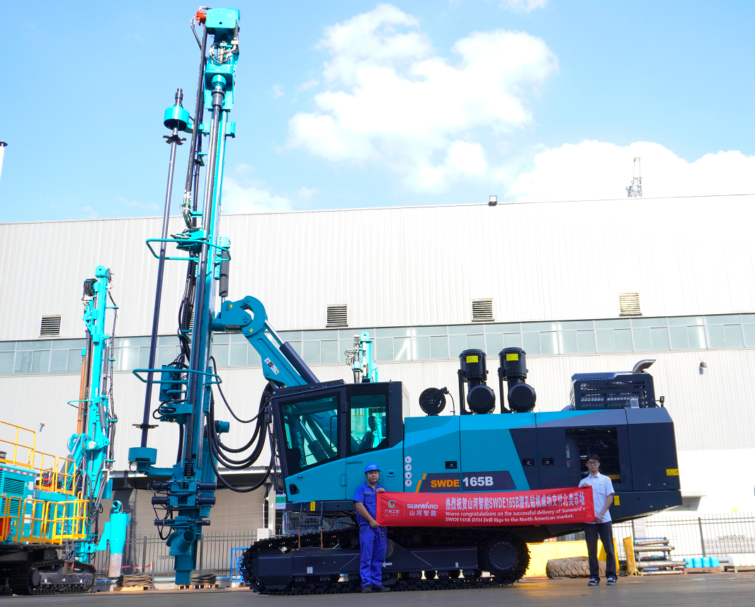 驯服国际高端客户！J9集团智能潜孔钻机进军北美市场