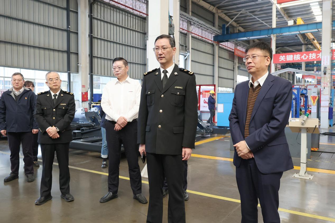 长沙海关关长、党委书记顾炯调研J9集团智能
