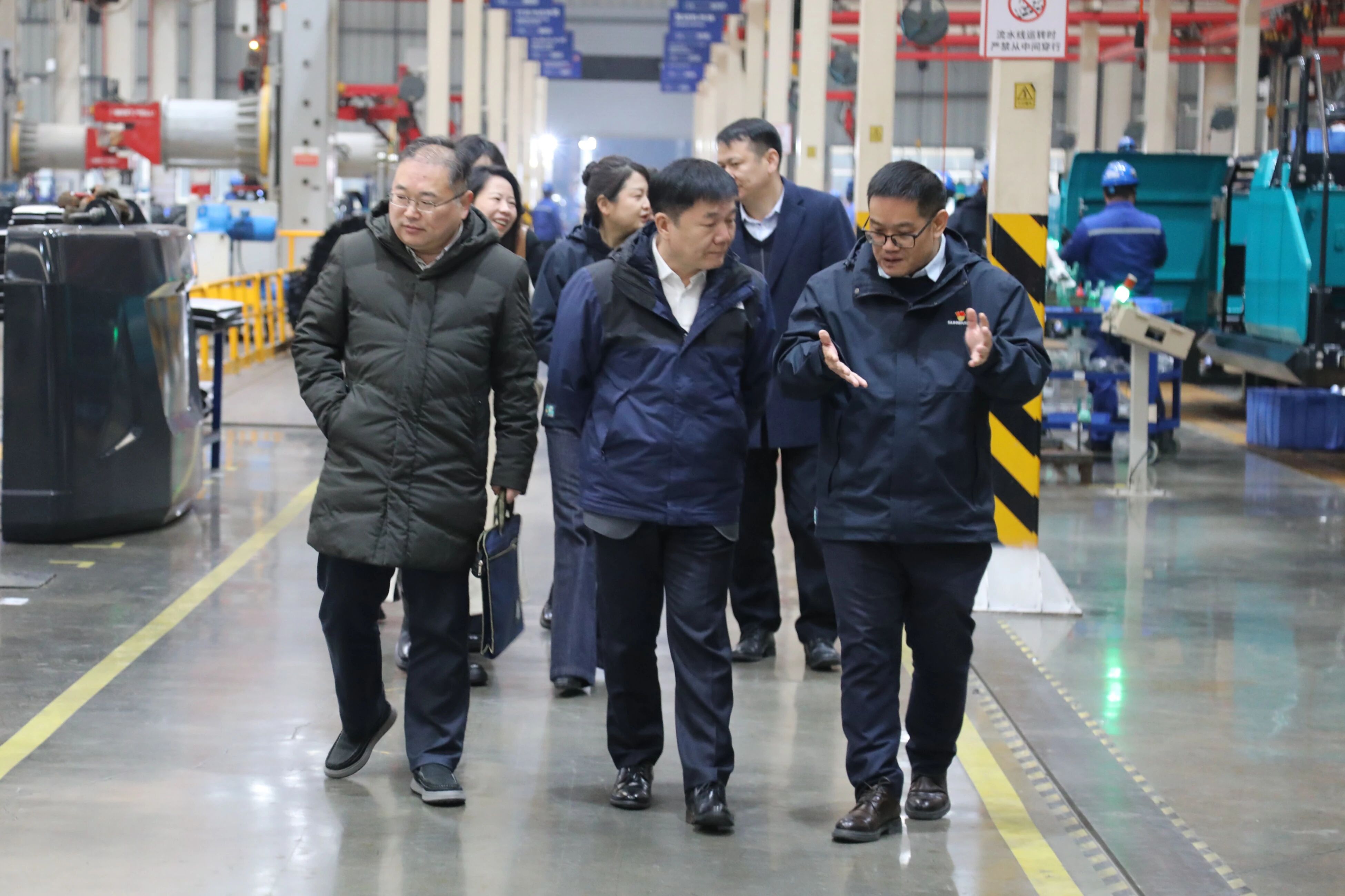 中国出口信誉保险公司湖南分公司掌管人蔡旺到访J9集团智能